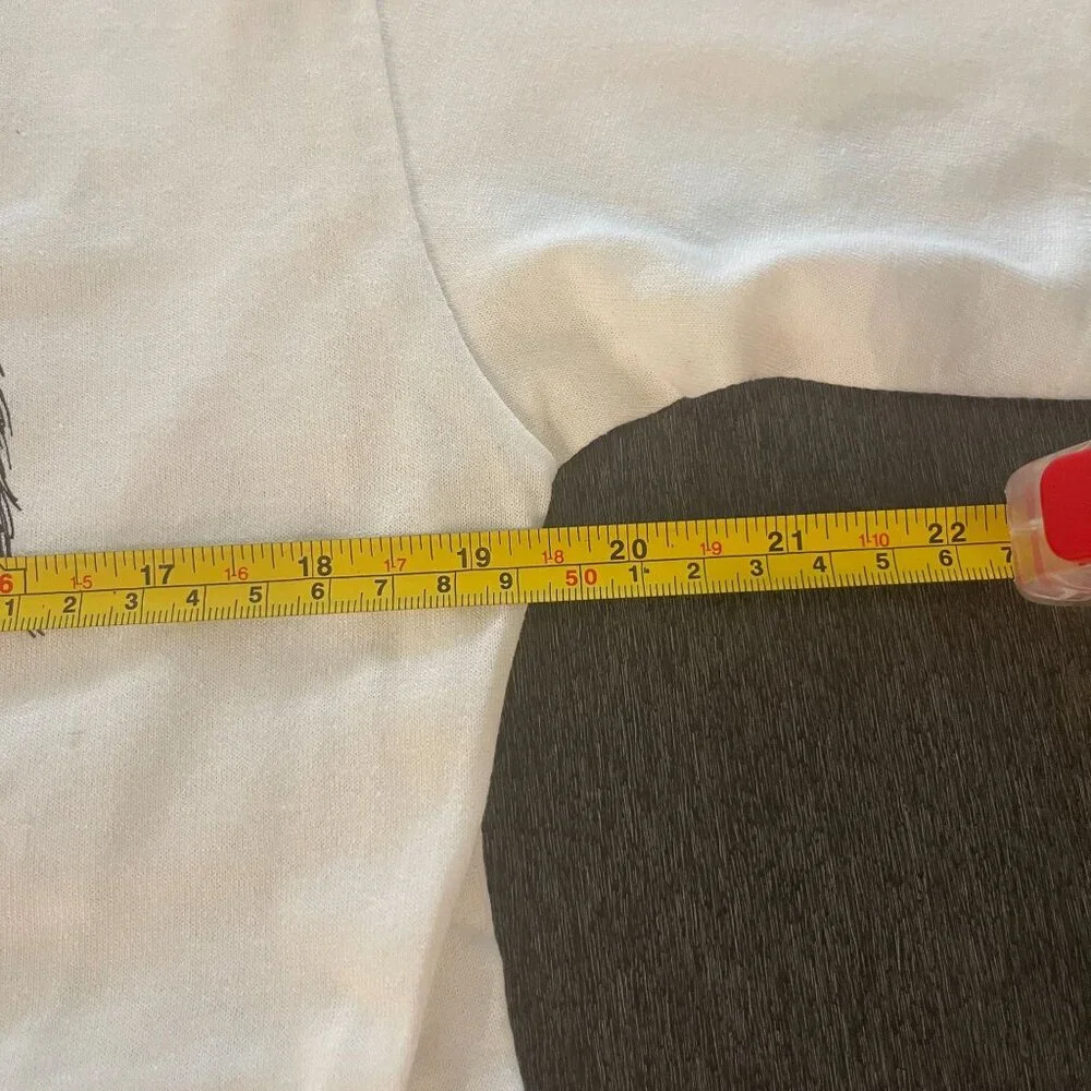 VTG Hanes Heavyweight 50/50 3 Dogs Double Side SS T-shirt Made In USA, Sz M NWT - Picture 8 of 9